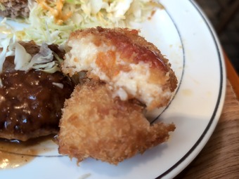 ランチ ハンバーグ海老ミルクコロッケ 渋谷 Kitchen263 キッチン263