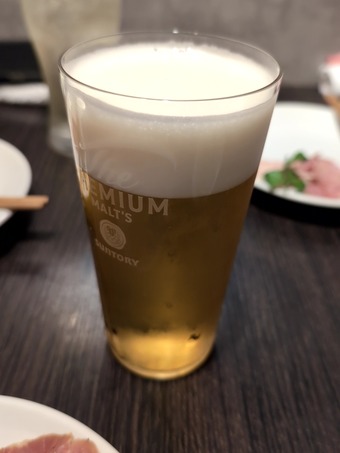 ビールプレモル 銀座ルフージュ Refuge飲み放題コース