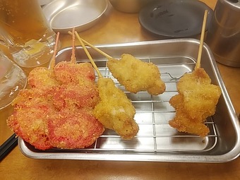 串天 串揚げ 立ち呑み 立ち飲み 新橋へそ本店