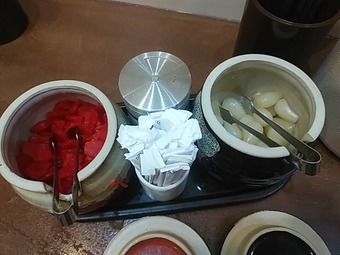 汐留 日乃屋カレー ひのやカレー 福神漬 ラッキョウ