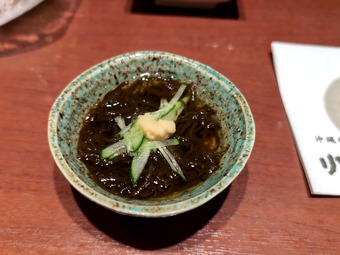 もずく酢 飲み放題コース 銀座 リトル沖縄 夜の部