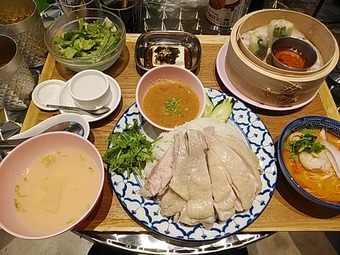 新橋ランチ タイ料理 新橋999 カオカオカオ ランチ カオマンガイ