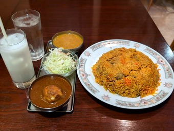 チキンビリヤニ 新橋カレー ランチ ルミナ RUMINA 新橋印度料理