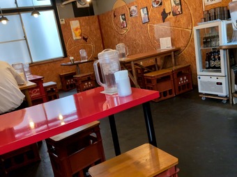 店内 東印度カレー商会 築地場外店 上上豚カレー中辛