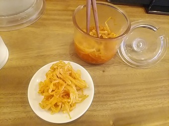 銀座ランチ 銀座ラーメン 創龍 そうりゅう モヤシキムチ