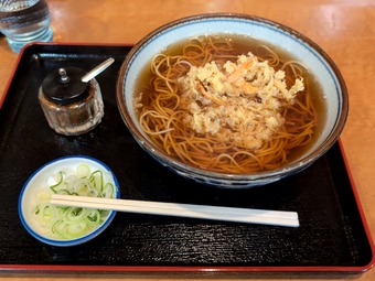 仙台 福はら 立ち食いそば かき揚げ天そば