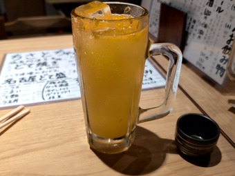 あらごしみかん酒 梅乃宿 サワー 三軒茶屋 ちさとちゃん
