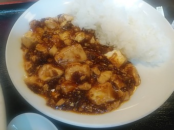 汐留 チャイナガーデン CHINA GARDEN ランチ 海鮮そば・半マーボー丼