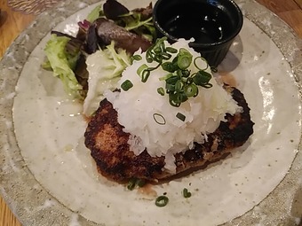 新橋ランチ 山本のハンバーグ ランチ 鬼おろしポン酢ハンバーグ