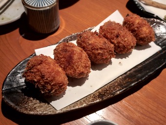 カニクリームコロッケ 新橋 和海 なごみ 新橋居酒屋