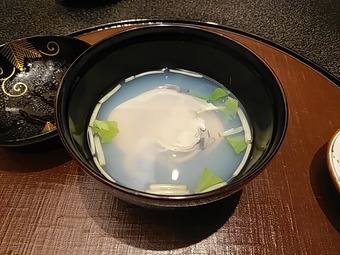 銀座 久兵衛 きゅうべえ 伊賀コース お椀 ハマグリ