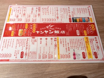 昼のみメニュー 新橋 ヤンヤン飯店 ランチ 新橋ランチ