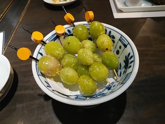 塩揚げぎんなん 西大島 銀杏 ぎんなん 蕎麦屋