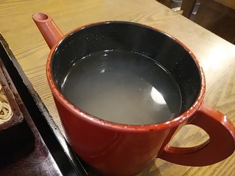 新橋ランチ 能登治 のとじ 能登島 新橋蕎麦 そば湯