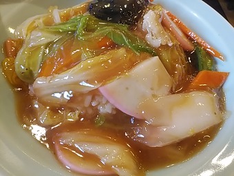 半ラーメンセット 中華丼 有楽町 謝謝ラーメン シェイシェイ
