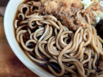 あみ天そば 煮玉子 立ち食いそば そば千 そばせん馬喰町 馬喰横山