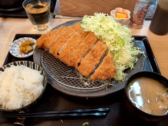 特ロースカツ定食 新橋汐留 とんかつ かつ花ランチ かつはな