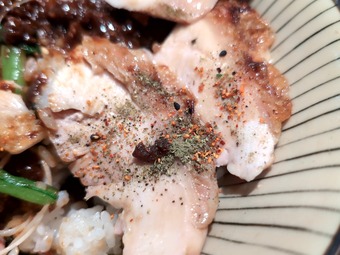 七味 山椒 ニュー新橋ビル 銀座葡萄屋 ぶどうやランチ ジャン丼