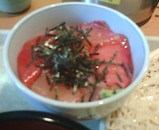 新橋駅前ビル 稲庭うどん 七蔵 丼 マグロ