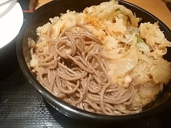 日本橋 よもだそば 特大かき揚げそば