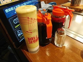 新橋ランチ ちんちくりん 広島お好み焼 おたふくソース