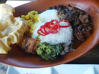 新橋ランチ スリランカカレー 新橋ハーリー チキンカレー