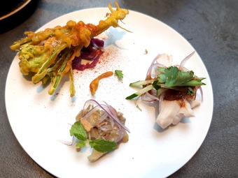 前菜3種盛り ランチ 虎ノ門 トラピリカ TWG神谷町トラストタワー