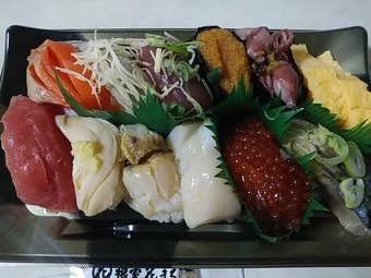新橋 立食い寿司根室花まる テイクアウト 春お持帰り 松