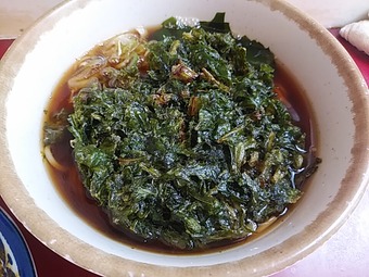 新橋ランチ 丹波屋 たんばや 立ち食いそば ニュー新橋ビル 春菊天