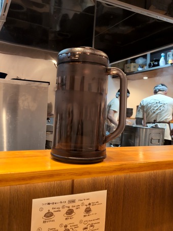 卓上 水ポット ハちゃんラーメン新橋店 汐留 八ちゃんラーメン