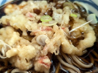 浅草橋ひさご 立ち食いそば 自家製麺 天ぷらそば