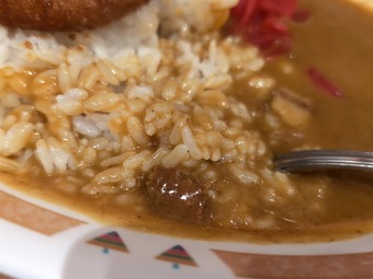 イブニングカレー 京王線新宿駅構内 ワンコイン カレーショップC&C
