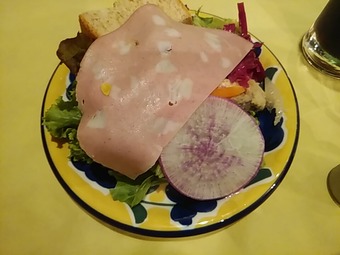銀座 トラットリア ラ グロッタ ランチ サラダ