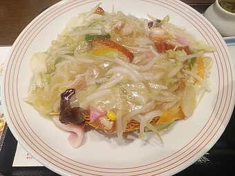 リンガーハット 銀座店 ランチ 皿うどん