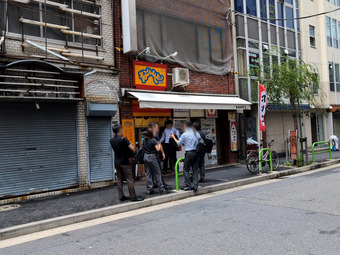 店頭 新橋 えどもんど ラーメン タンメンしゃきしゃき