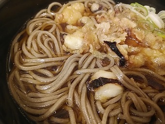 よもだそば 立ち食いそば 立ち食い蕎麦 銀座 日本橋 ゲソ天そば
