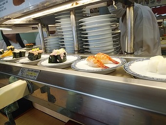 新橋 回転寿司一番 新橋寿司 新橋ランチ 東京で最初の回転寿司