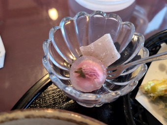 デザート桜餅 ランチ 加茂ゴルフ倶楽部 千葉
