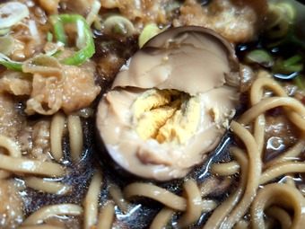 味付玉子 煮玉子 立ち食いそば そば千 そばせん馬喰町 馬喰横山