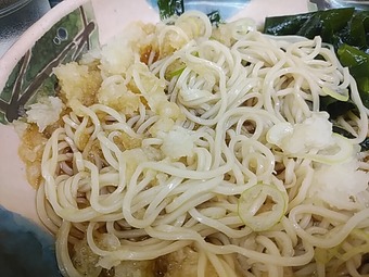 冷やしおろし 築地ランチ 築地立ち食いそば 天花そば てんはなそば