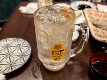 メガ角ハイボール さかなさま 新橋虎ノ門 日比谷フォートタワー