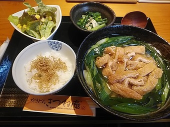 銀座 京うどんきつね庵 ランチセット きつねあん