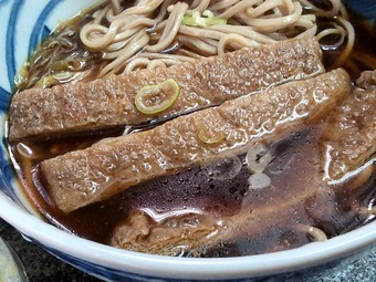 きつね冷やし 浅草橋ひさご 立ち食いそば 自家製麺
