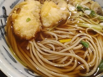 新橋ランチ 能登治 のとじ 能登島 新橋蕎麦 牡蠣天そば