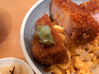 焼きカツ丼並 とんかつ 丸七 まるしち 門前仲町本店