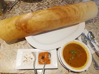 インドレストラン モティ 新橋店 ランチ マサラドーサ