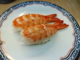 エビ 海老 新橋 回転寿司一番 新橋ランチ 新橋駅前