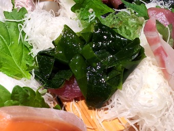 生ワカメ 刺身 船盛り蔵元居酒屋 清龍 池袋本店 船盛り付き飲み放題