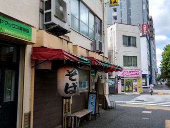 店頭 そば千 そばせん馬喰町 馬喰横山