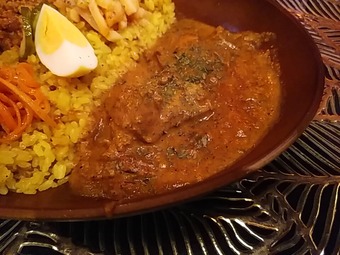 ランチセット 新橋 BAR 結び MUSUBI むすび ランチカレー